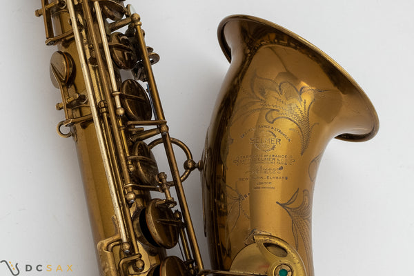1955 63,xxx Selmer Mark VI Tenor Saxophone, 98% Original Lacquer, Video