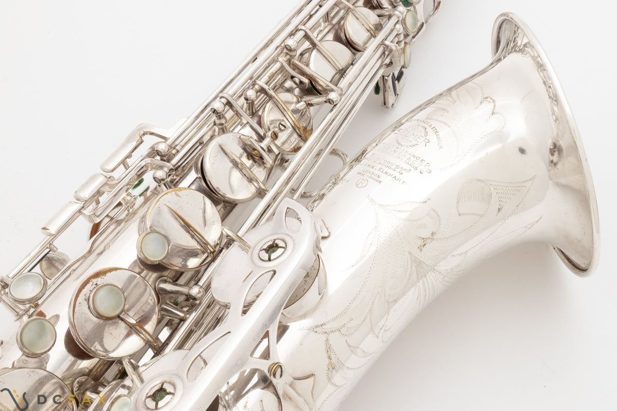 1960 86,xxx Selmer Mark VI Tenor Saxophone, Silver Plated, Brecker S/N, Video
