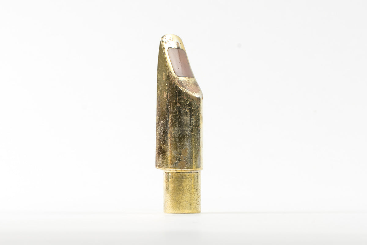 Vintage Handmade Dave Guardala Post Bop Soprano Saxophone Mouthpiece Gold Plated