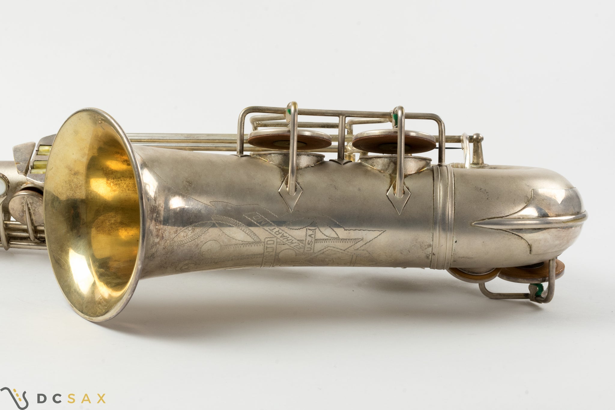 1933 291,xxx Conn 6M VIII Alto Saxophone, Silver Plated, Gold Bell