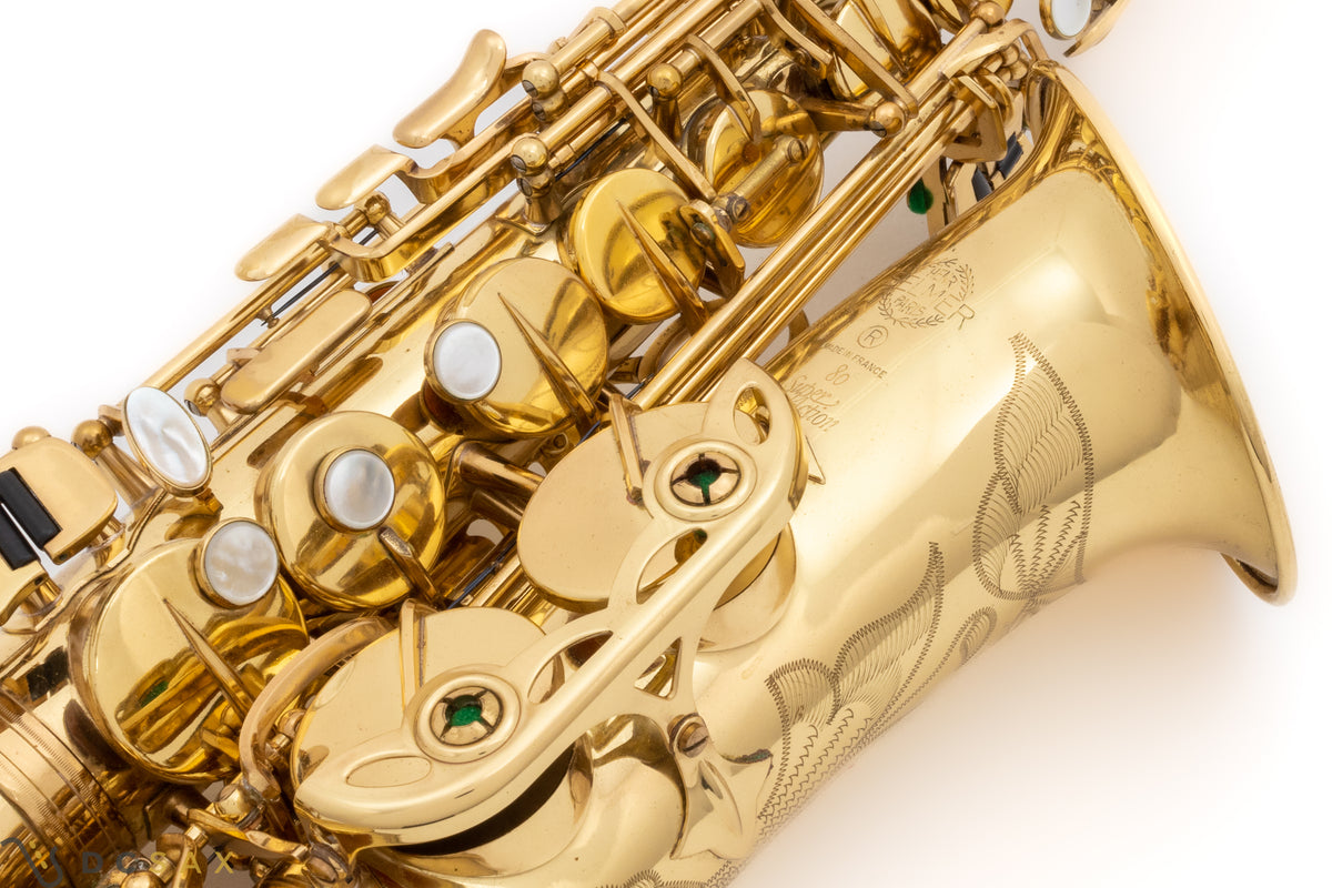 Selmer Super Action 80 Alto Saxophone, Just Serviced
