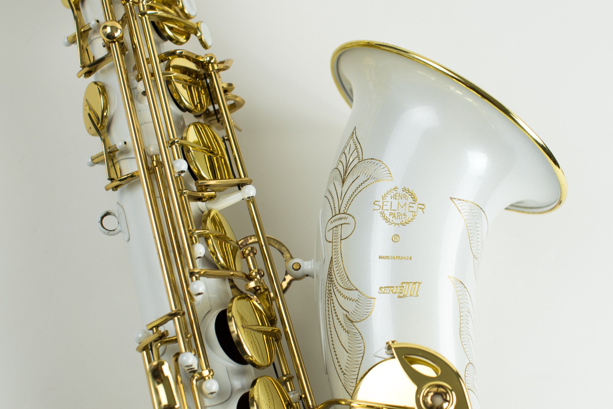 Selmer Series III Tenor Saxophone with Rare White Finish