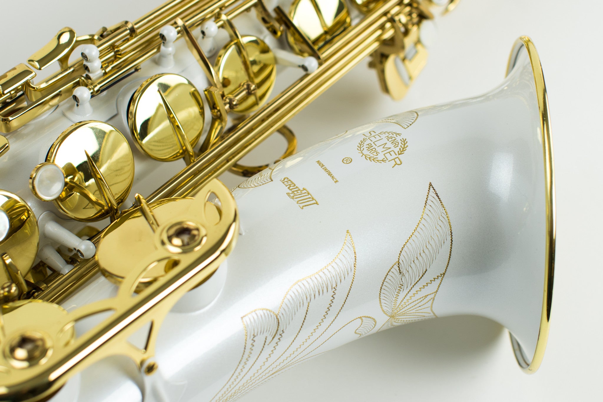 Selmer Series III Tenor Saxophone with Rare White Finish