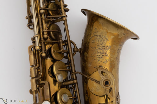 87,xxx Selmer Mark VI Alto Saxophone, Original Lacquer, Medium Bow, High F#, Video