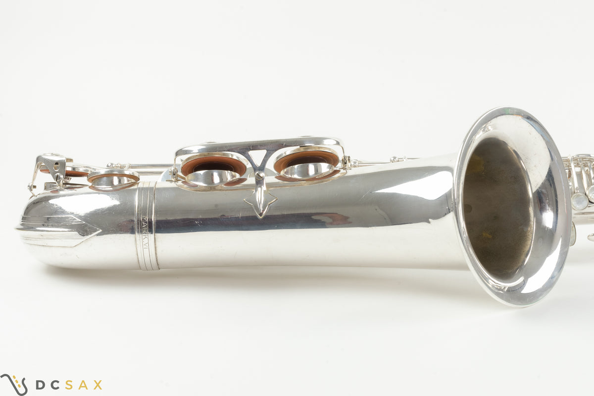 227,xxx Selmer Mark VI Tenor Saxophone, Fresh Overhaul, 99% Original Silver Plating
