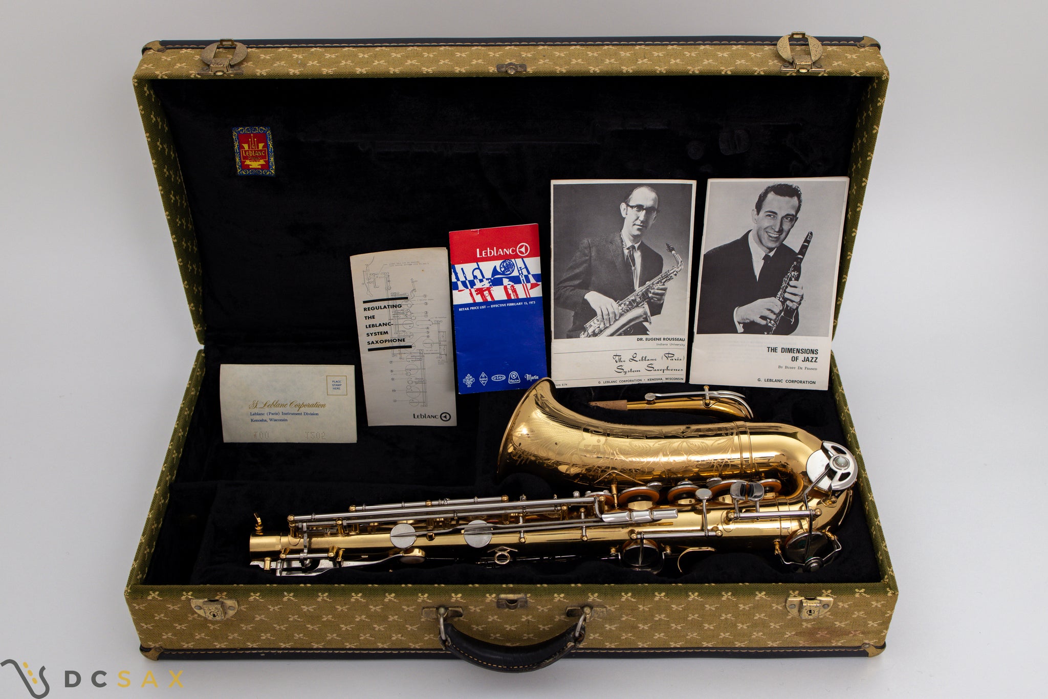 Leblanc System alto saxophone, Near Mint