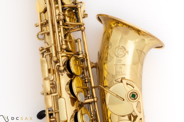 Selmer Super Action 80 Alto Saxophone, Just Serviced
