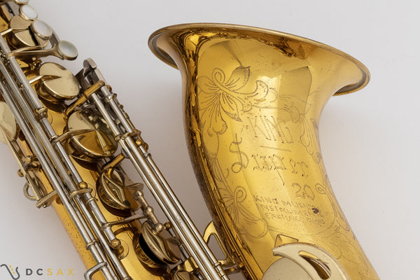 King Super 20 Tenor Saxophone, Fresh Overhaul, Video