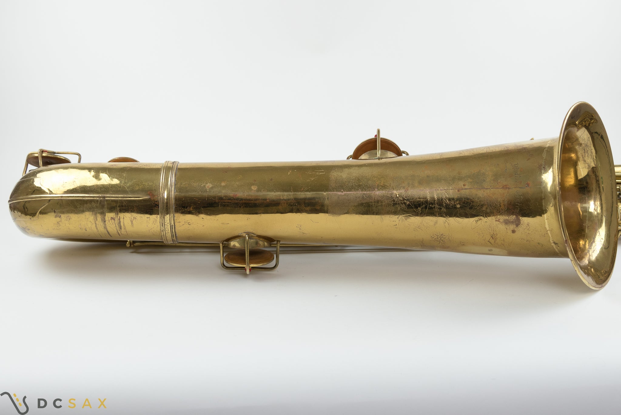 1926 Holton Bass Saxophone, Just Serviced