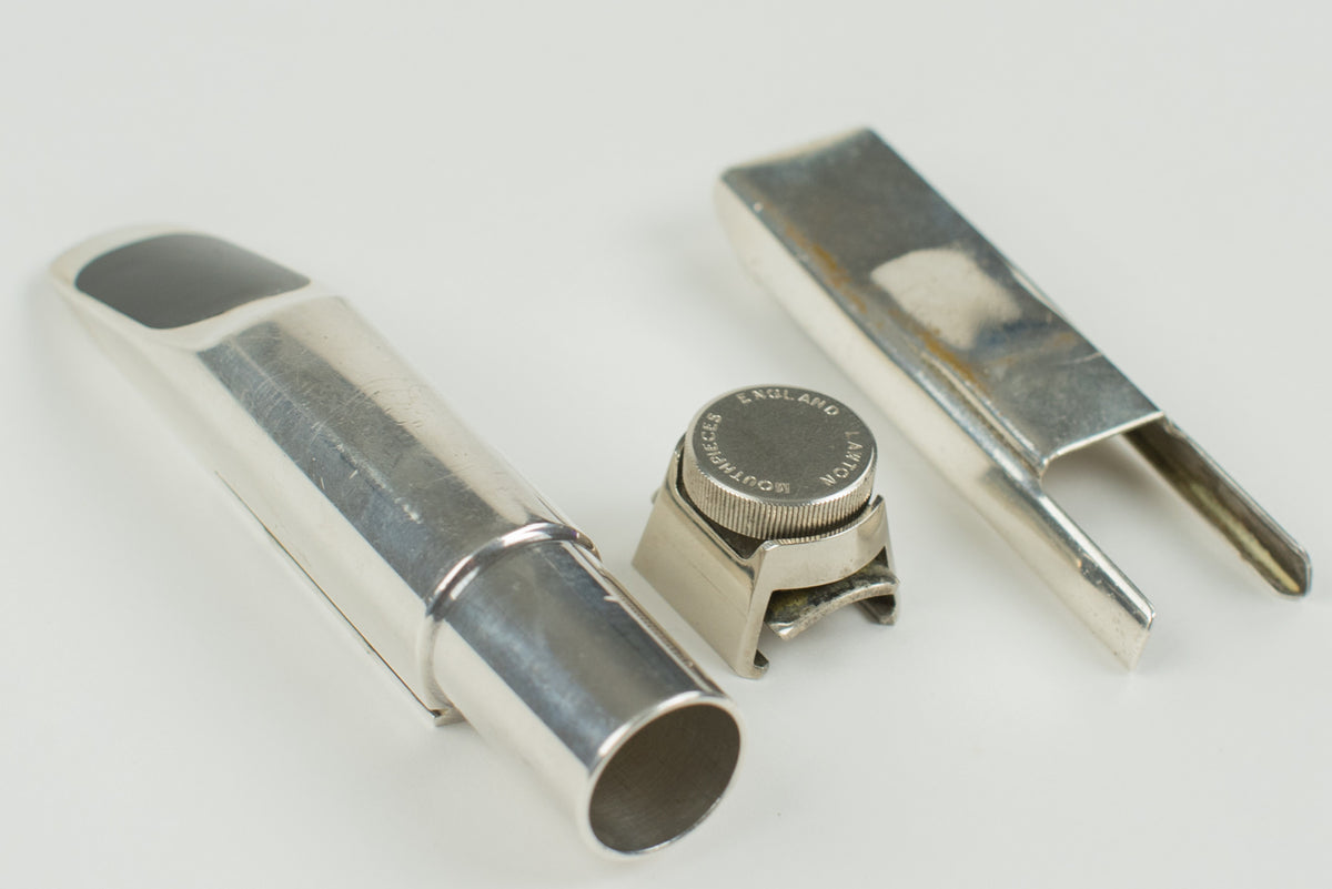 Vintage Geoff Lawton Tenor Saxophone Mouthpiece Silver 6B