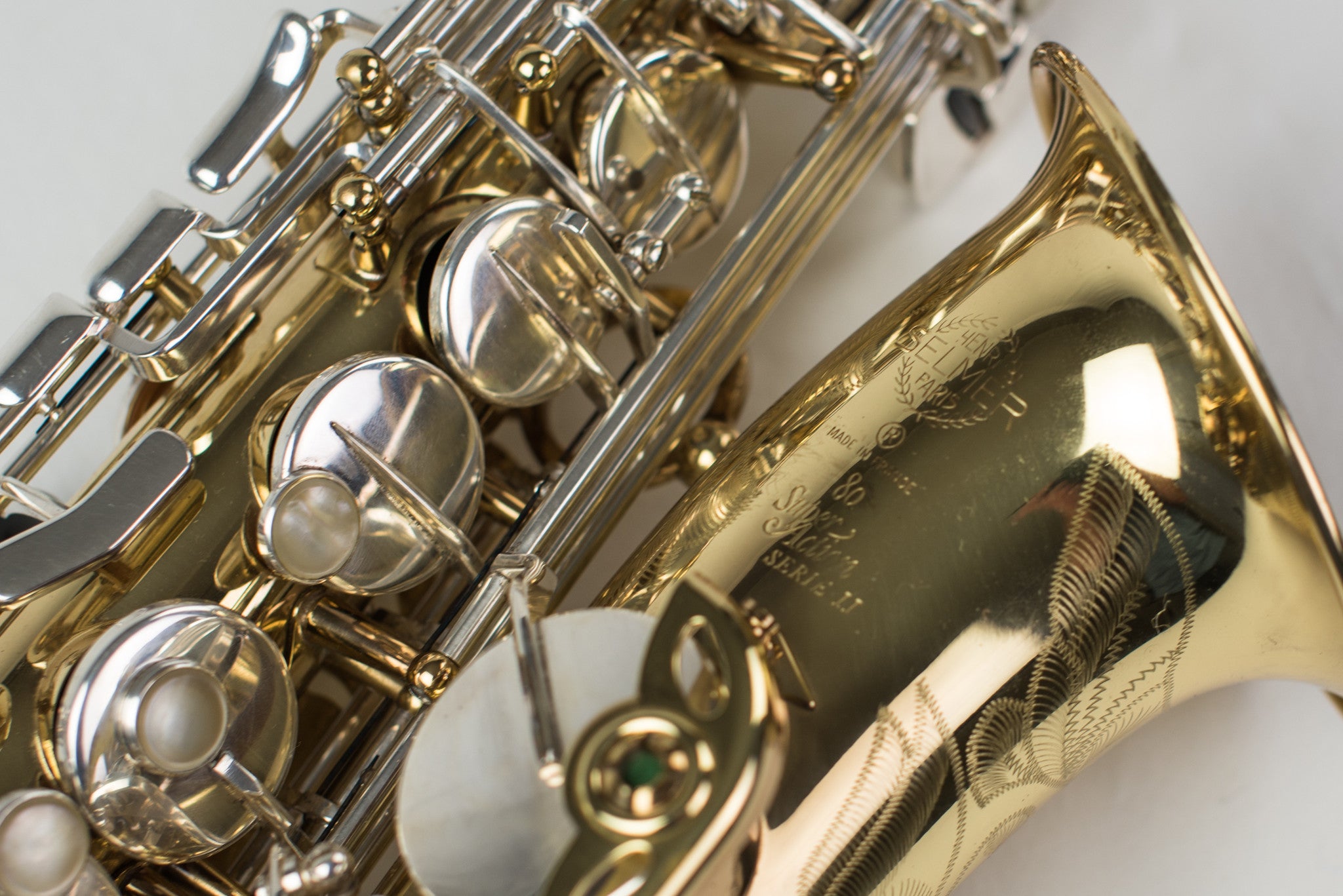 Selmer Super Action Series II Alto Saxophone with Silver Keys